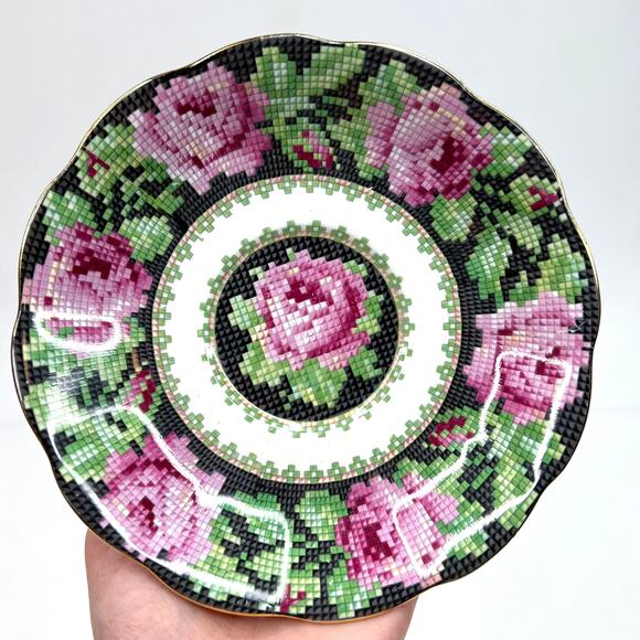 Royal Albert Needle Point Bone China Saucer Replacement - Picture 2 of 5